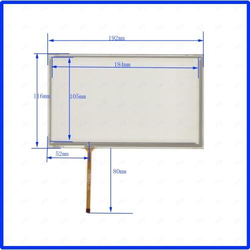 ZhiYuSun HSTTPA8.0BL 192*116mm 8Iinch 4 wire TOUCH SCREEN touch panel this is compatible 192*116