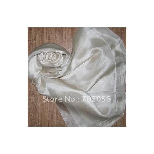 Gorgeous Plain Solid100% Silk Neck SCARF NECKSCARF scarves mixed color sz 180*65cm 10pcs/lot #2040