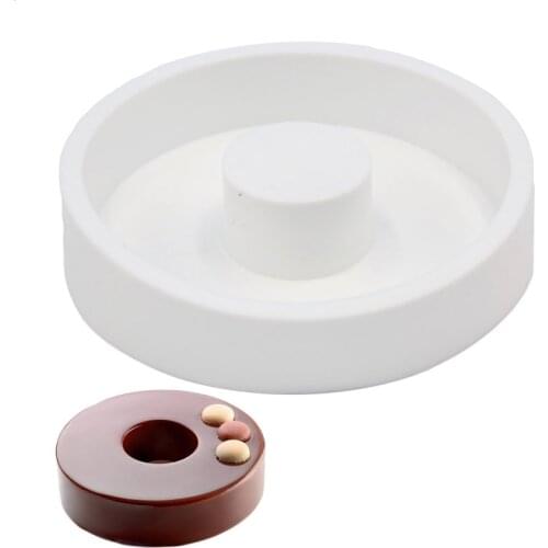 Silicone 3D Saturn Space Shape Baking Cake Mold For Ice Cream Semifreddo Baking Pan Bakeware Tool