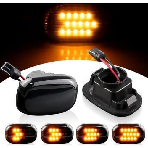 For Toyota Corolla Celica Caldina Camry Hilux Probox Fielder Avensis RAV4 Prius Runx Led Dynamic Side Marker Turn Signal Lights
