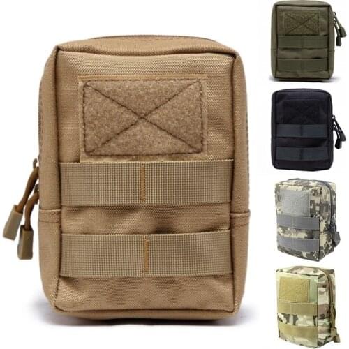 CQC Tactical Molle System Medical Pouch 1000D Utility EDC Tool Accessory Waist Pack Phone Case Airsoft Hunting Pouch