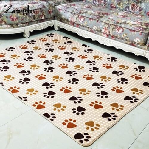 Zeegle Europe Type Carpet For Living Room Hallway Floor Mat Anti-Slip Bathroom Carpet Absorb Water Kitchen Mat Rug