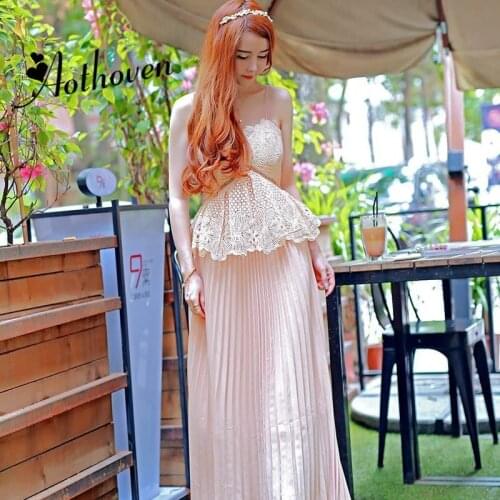 New Summer Party Dresses Runway Show Embroidery Women Dress 2018 Lady Bandage Bodycon Vintage Sexy Spaghetti Strap Pleated Dress