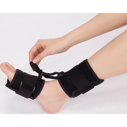 1pc Adjustable Foot Drop Orthotics Ankle Support Strap Elevator Poliomyelitis Hemiplegia Stroke Brace Shoes day and night use