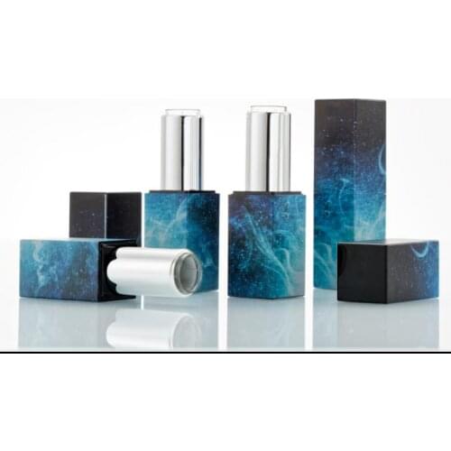 10pcs30pcs50pcs 12.1mm High Class Square Magnetic Lipstick Tube, DIY Plastic Lip Balm Container, Women Lip Makeup Beauty Tool