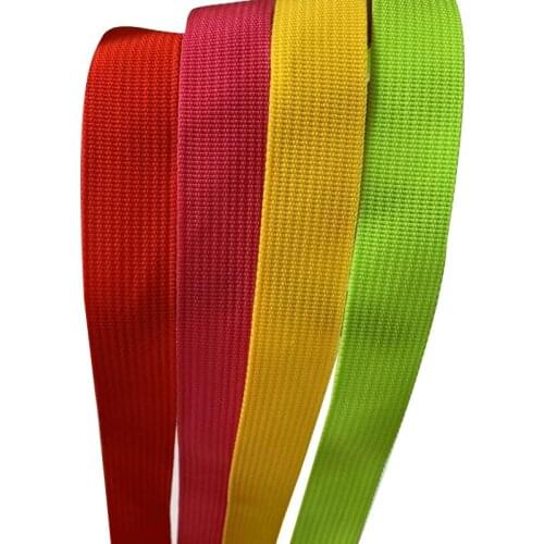 3.2cm wide 10.94 yards(10M)/lot pure color thickening webbing for bags luggage handbag braided strap backpack belt