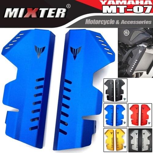 Motorcycle Accessories Side Radiator Grille Cover Protector Decorative Guard For YAMAHA MT07 MT-07 MT 07 FZ07 FZ-07 2013-2017
