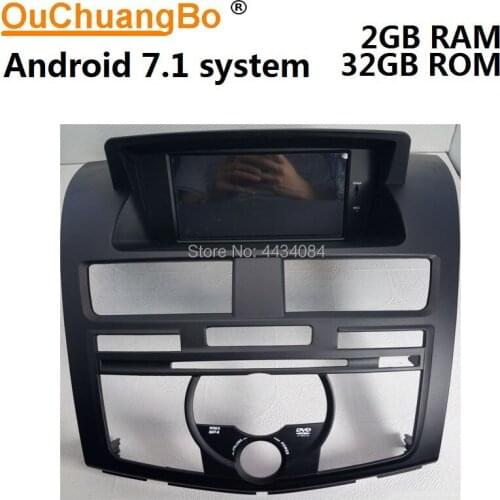 Ouchuangbo 8 inch touch screen auto stereo car gps radio navi android 7.1 for Mazda BT 50 support USB SWC 4 core