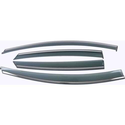 Car Styling 4 Pieces Rain Guards Side Window Visor Cover Trim For Ford Focus 2004-2021