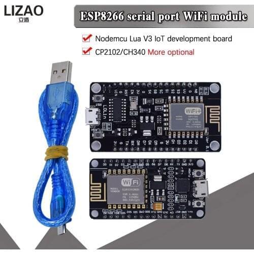 Wireless module CH340/CP2102 NodeMcu V3 V2 Lua WIFI Internet of Things development board based ESP8266 ESP-12E with pcb Antenna