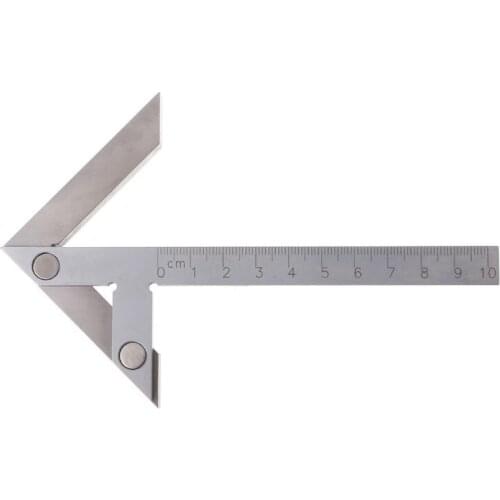 Centering Square 100*70mm Gaging Center Gauge Round Bar Marking Center Finder #0615