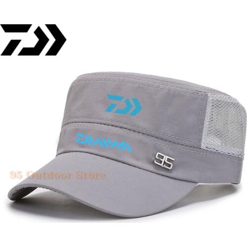 Daiwa Fishing Sun Hat Summer New Outdoor Sports Quick-drying Mesh Baseball Cap Riding Leisure Windproof Fishing Sun Hat