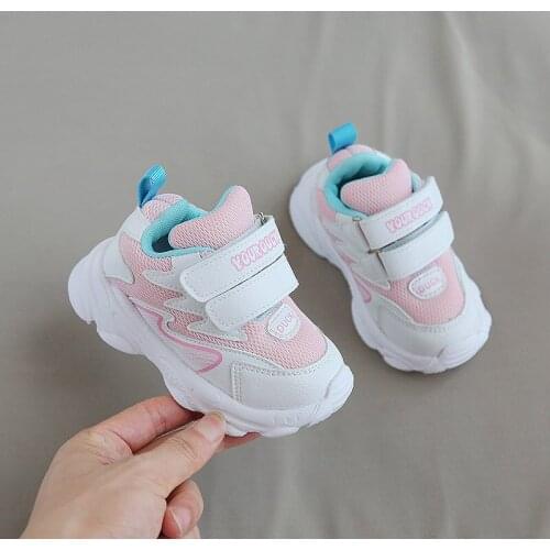 2021 New Spring Autumn Children Shoes Unisex Toddler Boys Girls Fashion Sneaker Mesh Breathable Non-slip Casual Kids Shoes