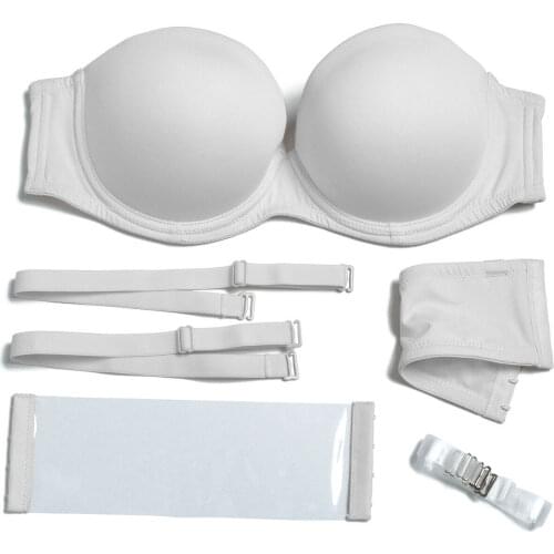 Hot Sexy Push Up Bra Lingerie Deep Cup Bras For Women Wireless Wedding Backless Plunge Low Intimates Female Underwear Plus Size
