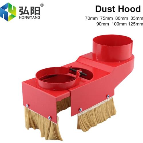 CNC Woodworking Engraving Vacuum Cleaner 70-125mm Dust Collection Covering Brush, Used For Dust Prevention Of Milling Machine