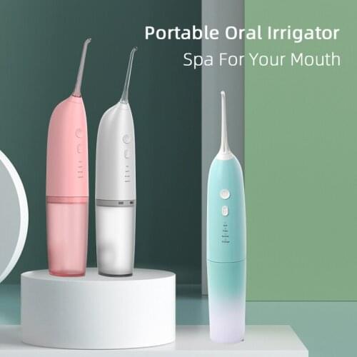Professional Cordless Dental Oral Irrigator, IPX7 Waterproof & 3 Modes, 200ML Portable Water Flosser for Braces & Bridges Care