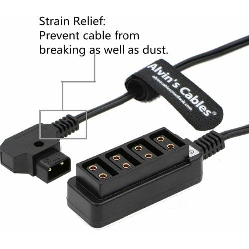 Alvins Cables D-tap Splitter Power Cable P Tap to 4 Port Dtap Female for ARRI Cameras TILTA