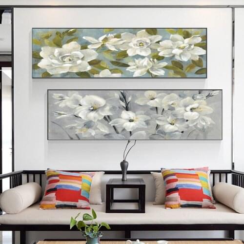 Flower Canvas Paintings Wall Art Posters And Prints Red Flowers Canvas Art Wall Pictures For Living Room Cuadros Home Decoration