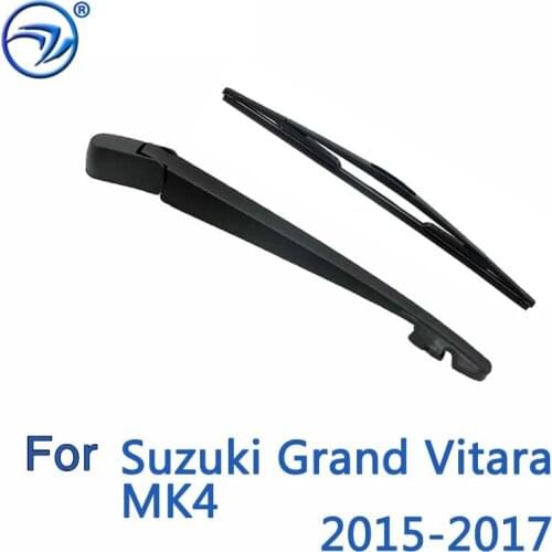 Wiper 10" Rear Wiper Blade & Arm Set Kit For Suzuki Grand Vitara MK4 2015 2016 2017 Windshield Windscreen Rear Window