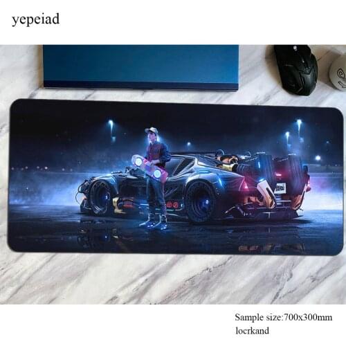 Back to the future mousepad High quality 900x400x4mm Computer mouse mat gamer gamepad gaming mousemat desk pad office padmouse