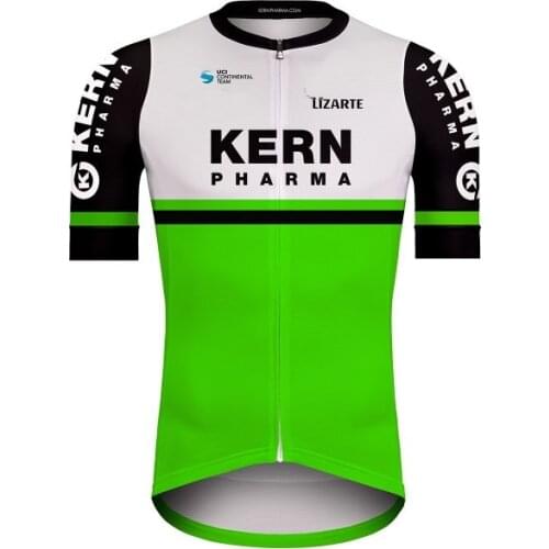LASER CUT 2020 KERN PHARMA TEAM ONLY SHORT SLEEVE CYCLING JERSEY SUMMER CYCLING WEAR ROPA CICLISMO WITH POWER BAND