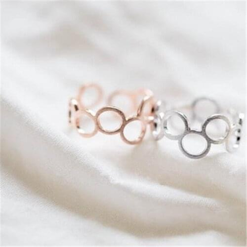 Fashion circle stitching rings rings for women and color