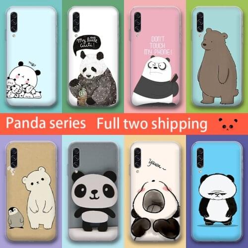 Cartoon panda and bear case for oppo realme 6 pro 6s 6i for realme xt x2 pro x lite 3 5 pro c3 soft silicone cute stand cover