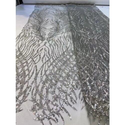 New high-end exquisite heavy-duty bead tube + sequined tulle embroidery, suitable for fashionable ladies' skirts