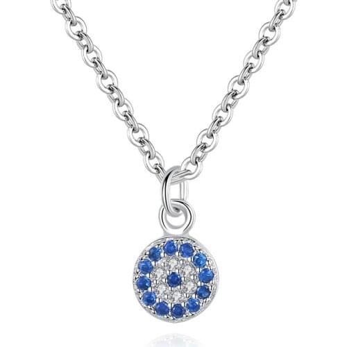 New Arrivals 925 Sterling Silver Round Necklaces & Pendants For Women Hot Fashion sterling-silver-jewelry