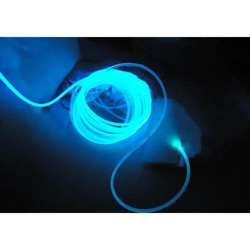 PMMA Side Glow Fiber Optical Plastic Cable Car Home DIY LED Lighting Hanging lamp Curtain Lighting decor Dia 1.5/2.0/2.5/3.0/4mm