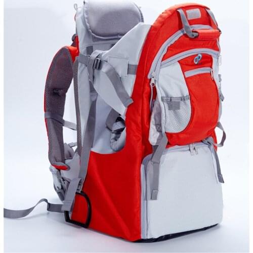 Baby Backpack Carrier,Ergonomic ChildCarrier Hiking with Sun Canopy,Safe Toddler Hiking Backpack Carrier with Large Storage Spac