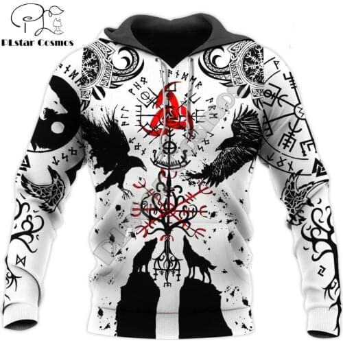 Beautiful Vikings Tattoo 3D All Over Printed Unisex Deluxe Hoodie Sweatshirt Zip Pullover Casual Jacket Tracksuit DW0328