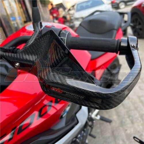 Hand Protector Guards Covers For BMW S1000XR 2015 - 2017 2018 Full Carbon Fiber 100% Twill