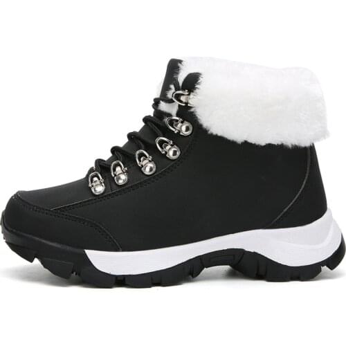 Winter Boots Women Warm Winter Snow Boots Ankle Booties Woman White Shoes for Women Platform Boots Gothic