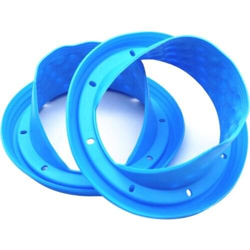 3XUE 2pcs Car 6.5 Inch Speaker Waterguards Waterproof Cover Sound Insulation Stop Shock Silica Gel Seal Mount Adapter U