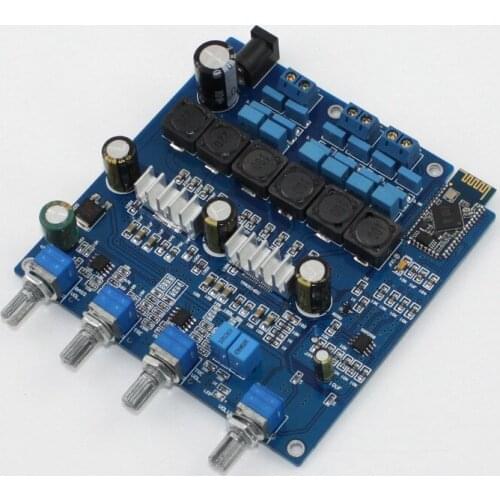 2020 New Class D 100W + 2 * 50W 3A Luxury Power Amplifier Board TPA3116 2.1 Channel Bluetooth Power Amplifier Board