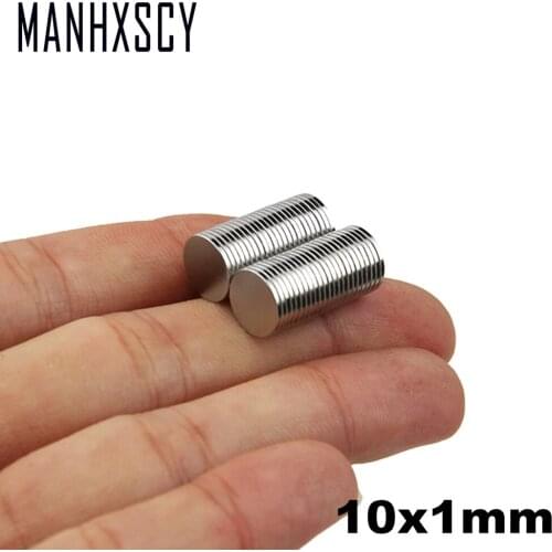 5000pcs Neodymium N35 Dia 10mm X 1mm Strong Magnets Tiny Disc NdFeB Rare Earth For Crafts Models Fridge Sticking magnet 10x1mm