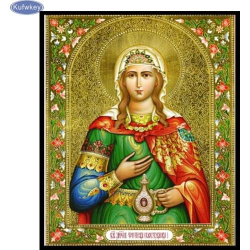 Diamond embroidery sale religious,5d diamond painting full diamond mosaic picture of rhinestones cross-stitch christmas gift