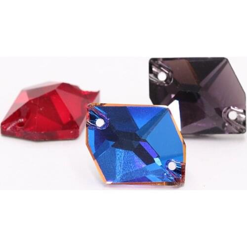 Flatback Loose Rhinestones Shiny Sew On Stones For Clothes Bags Art Crafts DIY Wedding Dress Accessories Decoration Stones