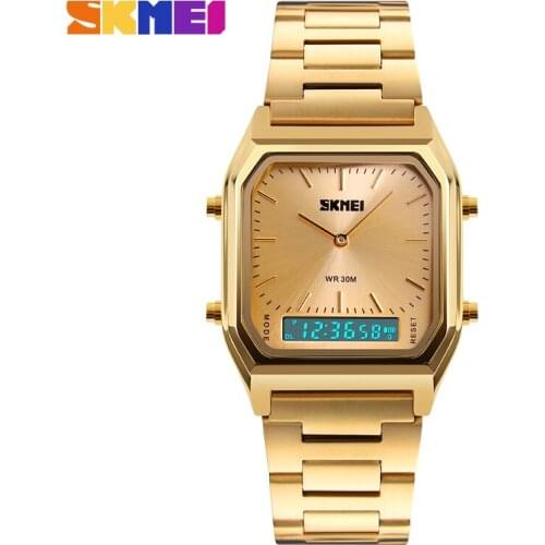 SKMEI Watch Men Digital Dual Time Sports Watches Chronograph 3bar Waterproof Quartz Wristwatches Male Clock relogio masculino