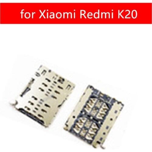 For Xiaomi Redmi K20 SIM Card Reader Card Slot Tray Holder Connector Socket Replace Repair Spare Parts