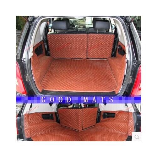 Good quality! Special car trunk mats for Ssangyong Rexton W 2018-2014 waterproof boot carpets cargo liner for Rexton 2015