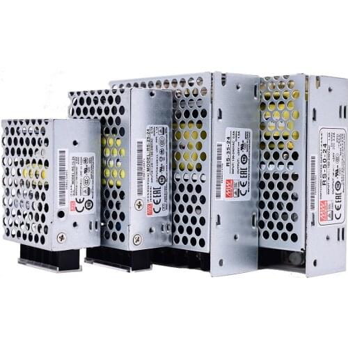 MEAN WELL RS-15 25 35 50 3.3V 5V 12V 15V 24V 36V 48V meanwell RS-50 3.3 5 12 15 24 36 48 V Single Output Switching Power Supply