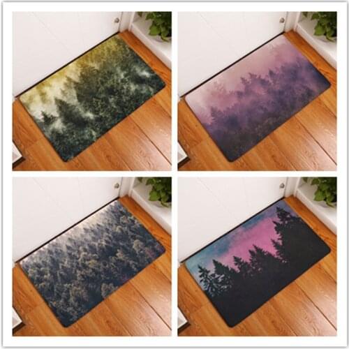 The Sea of Clouds Foothills Floor Mats Living Rooms Anti-slip Carpet Bedroom Kitchen Bathroom Rug Welcome Mats for Front Door