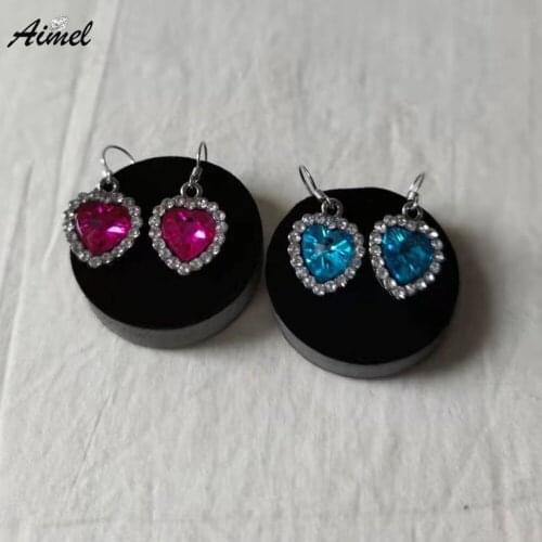 Mini Round Velvet Earrings Holder Ring Jewelry Display Easy Stud Earring Needle Organizer Storage Stand DIY Jewelry Decor 10Pcs