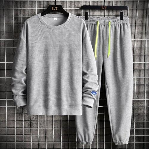 Mens Set Streetwear Spring Men Tracksuit 2021 Casual Hoodies Sportswear Mens Two Pieces Set Clothing Hoodies+Pants Sports Suit