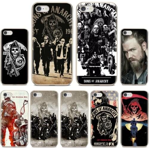 American TV Son of Anarchy For iPod Touch For iPhone 11 Pro 4 4S 5 5S SE 5C 6 6S 7 8 X XR XS Plus Max Soft Cases Cover