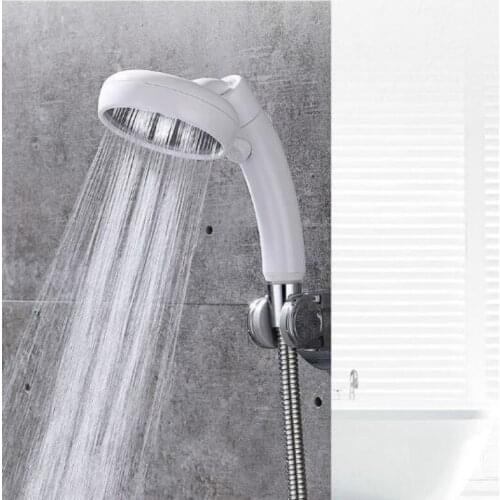 German Pressurized Water Heater Household Set Bath Faucet One-button Water Stop Super Detachable Rain Shower Head Nozzle H8081