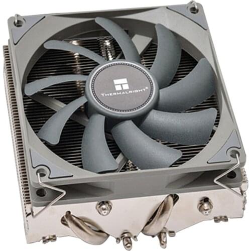 Thermalright AXP90-X53 4 heat pipe 53mm high cooler thin chassis CPU cooling with 92mm PWM fan suitable for Intel 115x 1200 AMD
