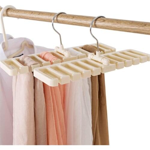 Belt Storage Rack Hanging Tie Silk Scarf Rack Belt Rack Hanger Finishing Tie Wardrobe Closet Organizer Holder